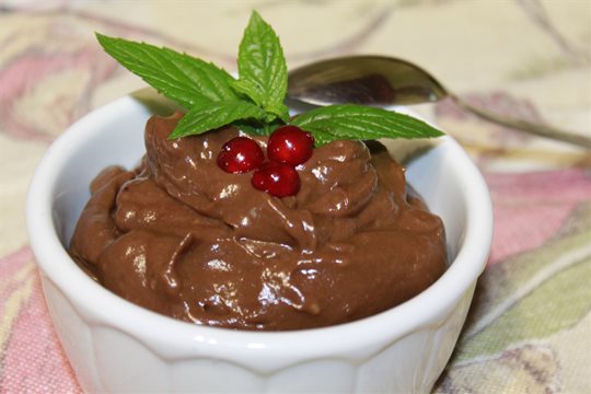 Puding z avokáda