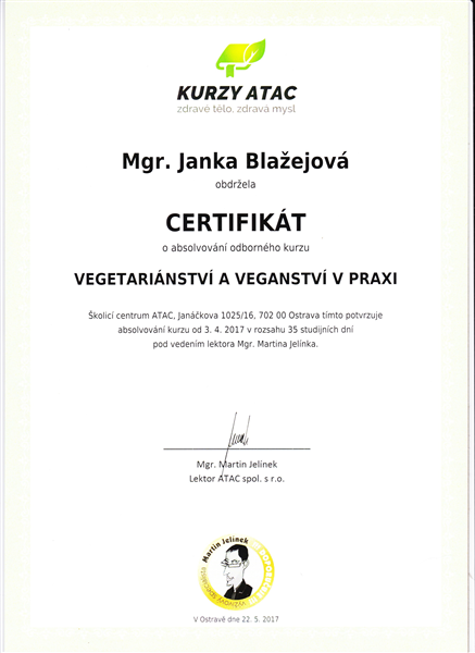 certifikat vv 001