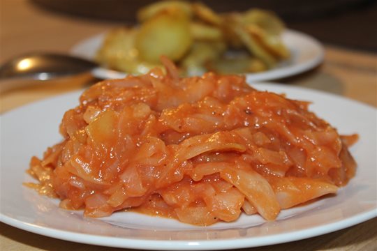 Kapusta na červeno