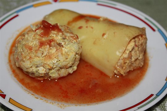 Netradične plnená paprika