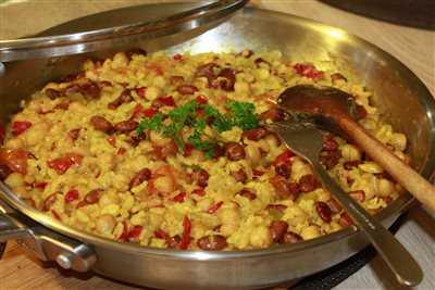rizoto paella vegetariansky