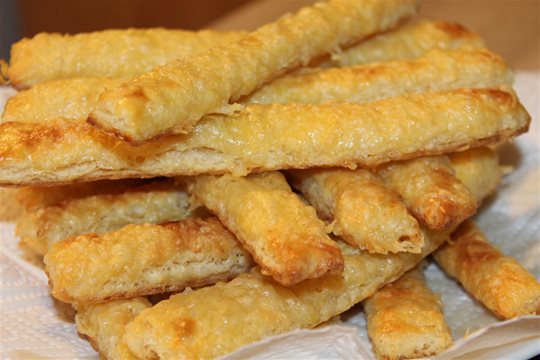 Slané tvarohové tyčinky